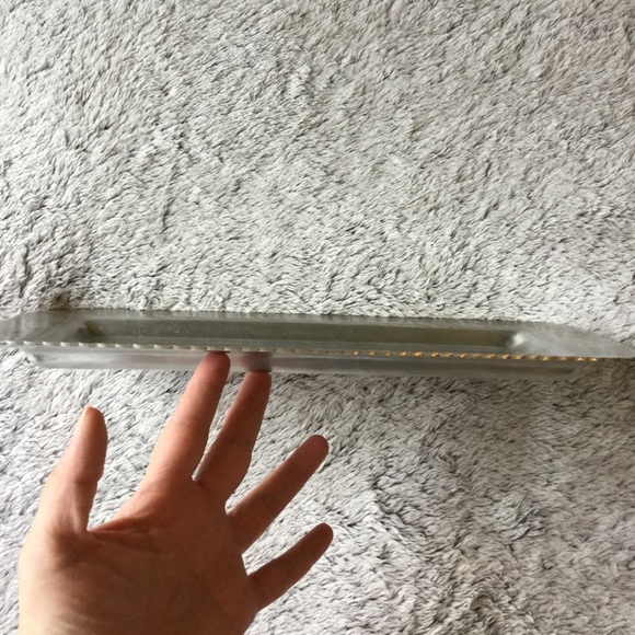 Arthur Armour Hammered aluminum floral tray, tidbits, entry tray or purse tray - Picture 8 of 16